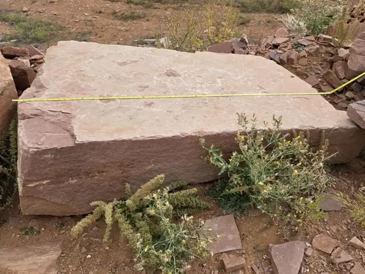 Colorado sandstone landscape boulder