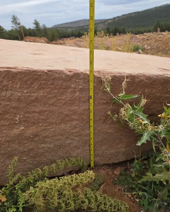 Sandstone landscape boulder